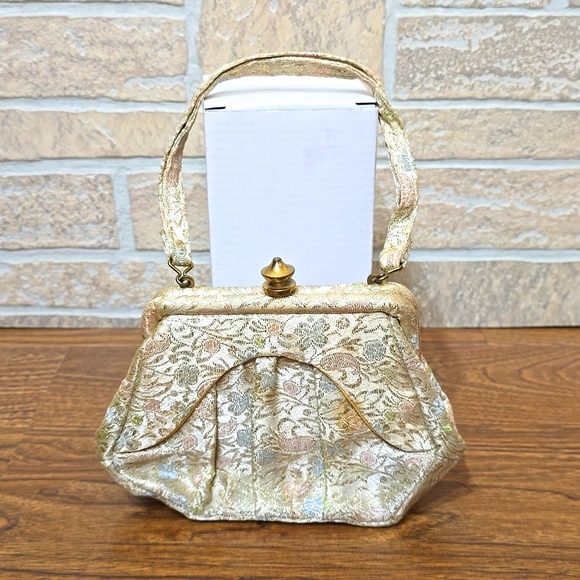 Handbags - COTTAGECORE VINTAGE JACQUARD SMALL HANDBAG